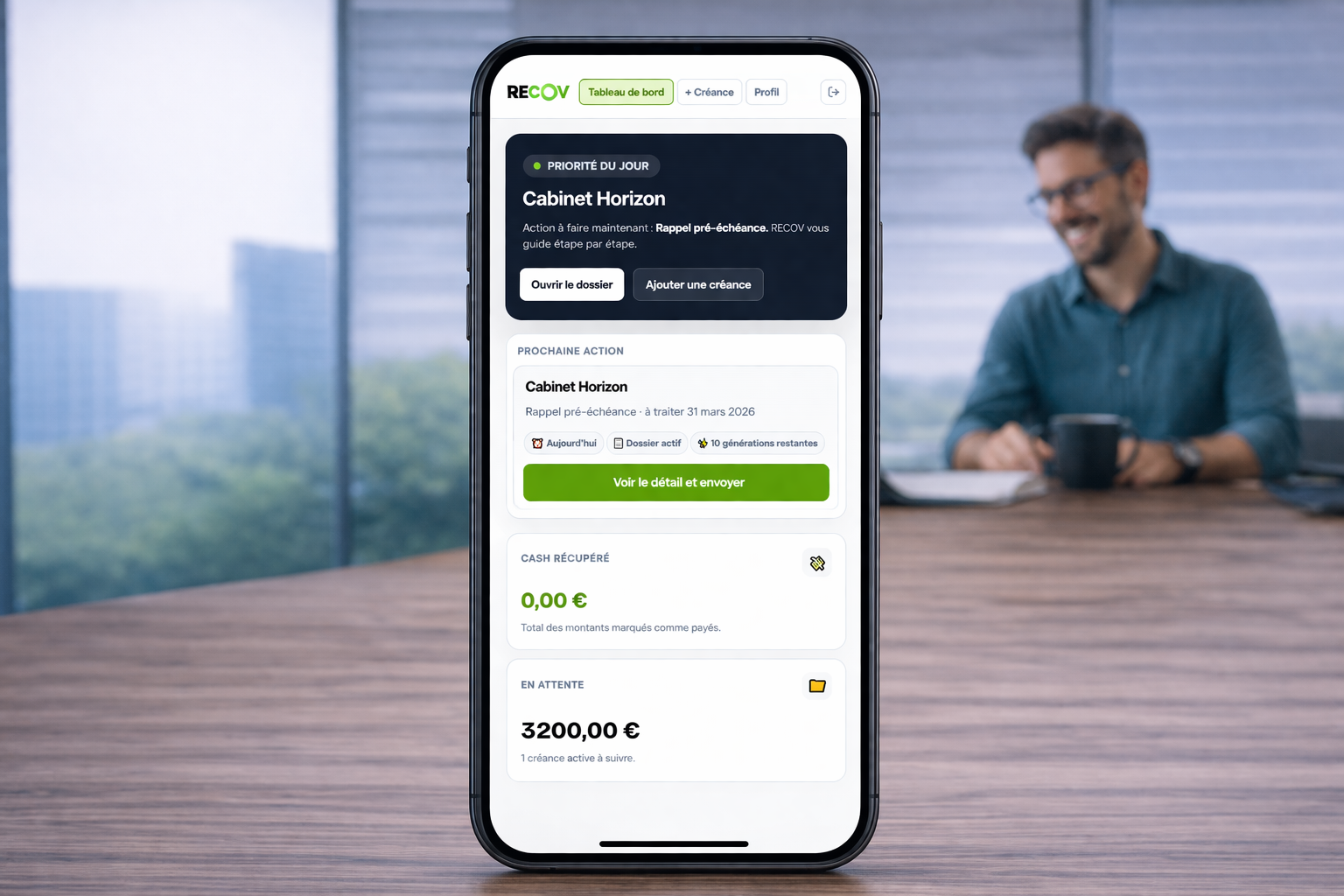 Indépendant utilisant RECOV